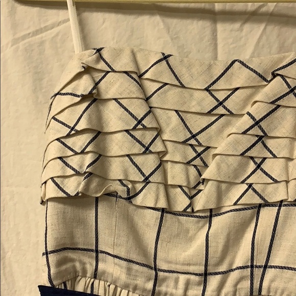 Windowpane Pattern Dress - Picture 3 of 5